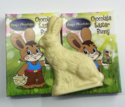 Langs Chocolates - White Chocolate Bunny - Solid White Chocolate - Individually Boxed - Easter Basket Candy - Gluten-Free And Kosher-Dairy Certified - 3.5 Tall - Pack Of 7