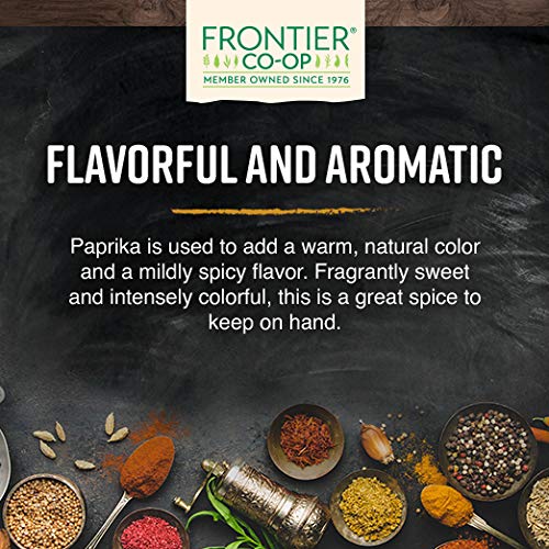 Frontier Co-op Organic Paprika, Ground, 1 Pound Bulk Bag