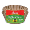 Melitta Basket Coffee Filters, Natural Brown, 8-12 Cup 100 Ea (Pack Of 6)