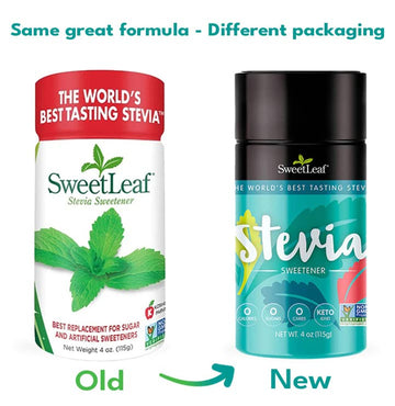SweetLeaf Stevia Powder Shaker Jar - Zero Calorie Sweetener with Stevia Leaf Extract, No Artificial Sweetener Additives, Sugar F