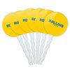 Rollins College Secondary Logo Cupcake Picks Toppers Decoration Set of 6