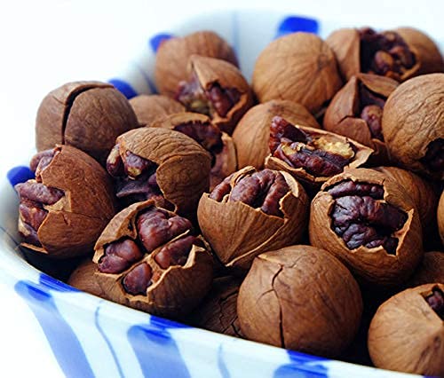 Chinese Walnuts(With Shells),Fresh New Linan Mountain Walnuts,Easy-to-Peel Linan Mountain Walnuts,Creamy/Salty,Net 8.8 oz./250g,