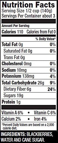 Oregon Fruit Blackberries In Syrup, 15-Ounce Cans (Pack Of 8)