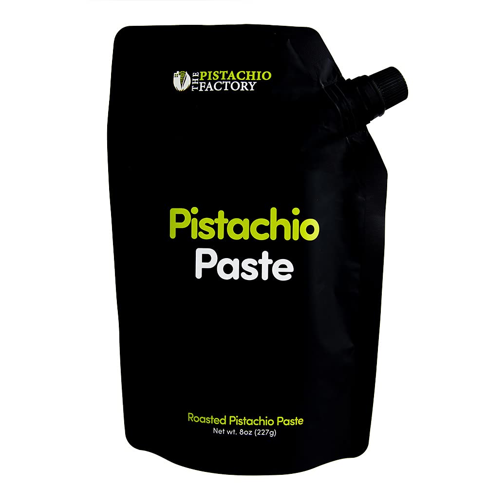 The Pistachio Factory Pistachio Paste - Pastry, Praline, Baking, Cooking, Ice Cream, Gelato, Desert, Macaron