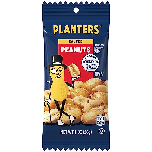 Planters Single Serve Salted Peanuts, 1 Oz. Bags (Pack Of 144)