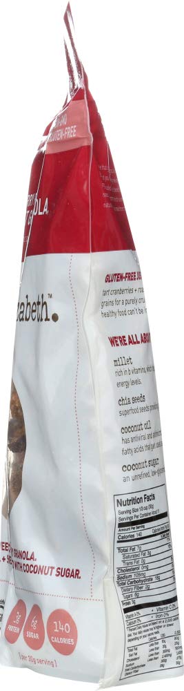 Purely Elizabeth Organic Cranberry Pecan Ancient Grain Granola, Gluten Free, Non Gmo, 12 Ounces (Pack Of 6)
