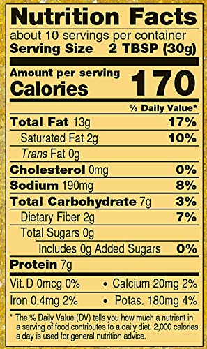 The Peanut Shop Of Williamsburg Sea Salt & Vinegar Nuts, Seasoned Virginia Peanuts, 10.5 Ounce