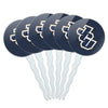 GRAPHICS & MORE John Carroll University Primary Logo Cupcake Picks Toppers Decoration Set of 6