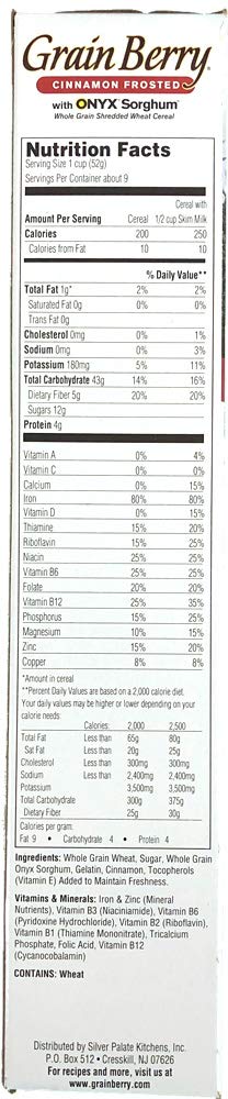 Grain Berry Whole Grain Shredded Wheat Cereal - Case Of 6 - 16 Oz2