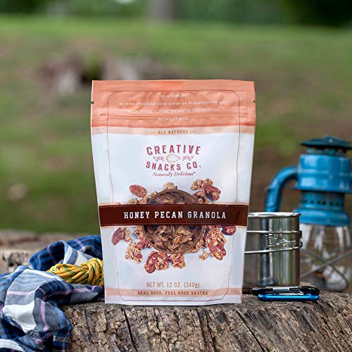 Creative Snacks Honey Pecan Granola Clusters, Great For Snacking Or Cereal, 12 Ounce Bag