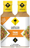 California Pizza Kitchen (CPK) Thai Dressing - 20 Fl Oz, Pack of 2 ~ Creamy Thai Peanut Sauce, Restaurant-Like Asian Peanut Sauc