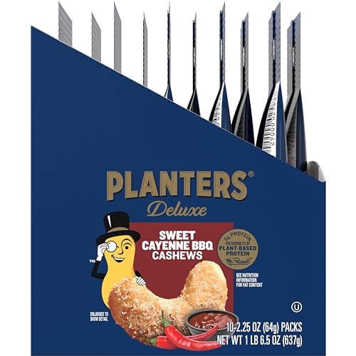 Planters Sweet Cayenne Bbq Cashews (Pack Of 10)