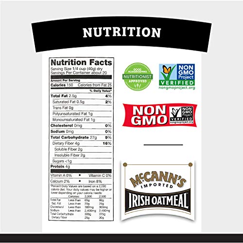 Mccann'S Irish Oatmeal, Traditional Steel Cut, 28 Ounce (Pack Of 4)