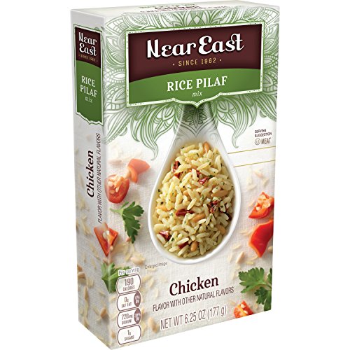 Near East Rice Pilaf Mix, Chicken, 6.25Oz Boxes (12 Pack)