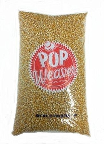 Pop Weaver Bulk Popcorn Kernels - Weaver Gold Popping Corn - 12.5Lb Bag