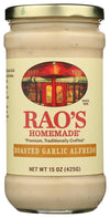 Rao's Homemade Roasted Garlic Alfredo Sauce, 15 Ounce, 6PK