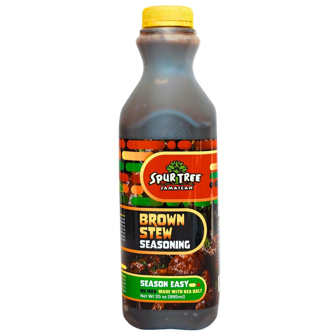 Spur Tree Beef Stew Seasoning - Jamaican Brown Stew Seasoning with All-Natural And Fresh Ingredients - Organic Beef Stew Seasoni