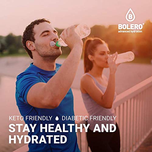 Bolero- Sugar Free Drink Mix Packets Berry Blend Fruit Flavors | Powdered Flavored Water Packets | 12 Large Sachet On The Go Packets