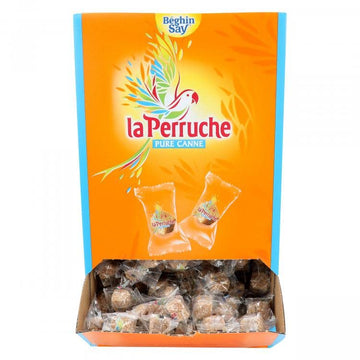 La Perruche Pure Individually Wrapped Brown Sugar Cubes (2.5kg/5.5lbs box) | Ideal Sugar Cubes for Coffee and Tea