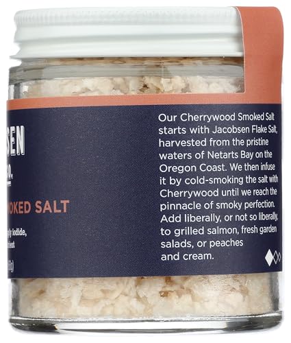 Jacobsen Salt Co. Smoked Sea Salt - Cherrywood, 2.39 oz (68 grams)