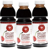 Cherry Bay Orchards Tart Montmorency Cherry Concentrate (3 Pack 16 Oz Bottle) - All Natural Juice Sleep Aid - GMO & Gluten Free, Kosher Certified, Antioxidants, No Added Sugar or Preservatives