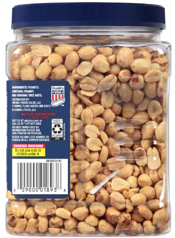 Planters Unsalted Dry Roasted Peanuts, 35 oz.