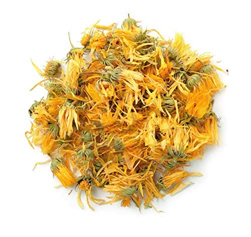 Organic Calendula Flowers - 8 Ounces- Herbal Tea - 100% Certified Organic - EarthWise Aromatics