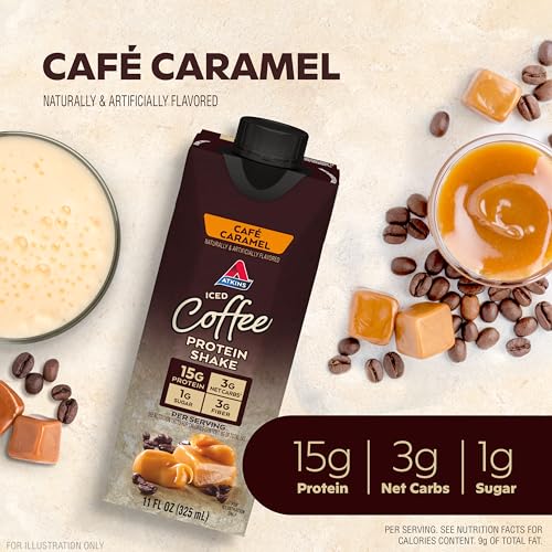 Advantage Shakes, Cafe Caramel 4 x 11 oz