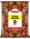 Star Anise Whole 1 Lb | Seeds Pods ~ All Natural | Vegan | Gluten Friendly | Non-Gmo | Whole Chinese Anise Star Pods Sun Dried S