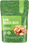 Herbaila Raw Brazil Nuts 16oz - Unsalted, Premium Quality, Crunchy, Ideal for Snacking & Baking, Sustainably Harvested, Bulk Whole Nuts
