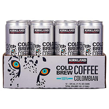 Kirkland Signature Signature Cold Brew Colombian Coffee, 11 Fl Oz (Pack Of 12)