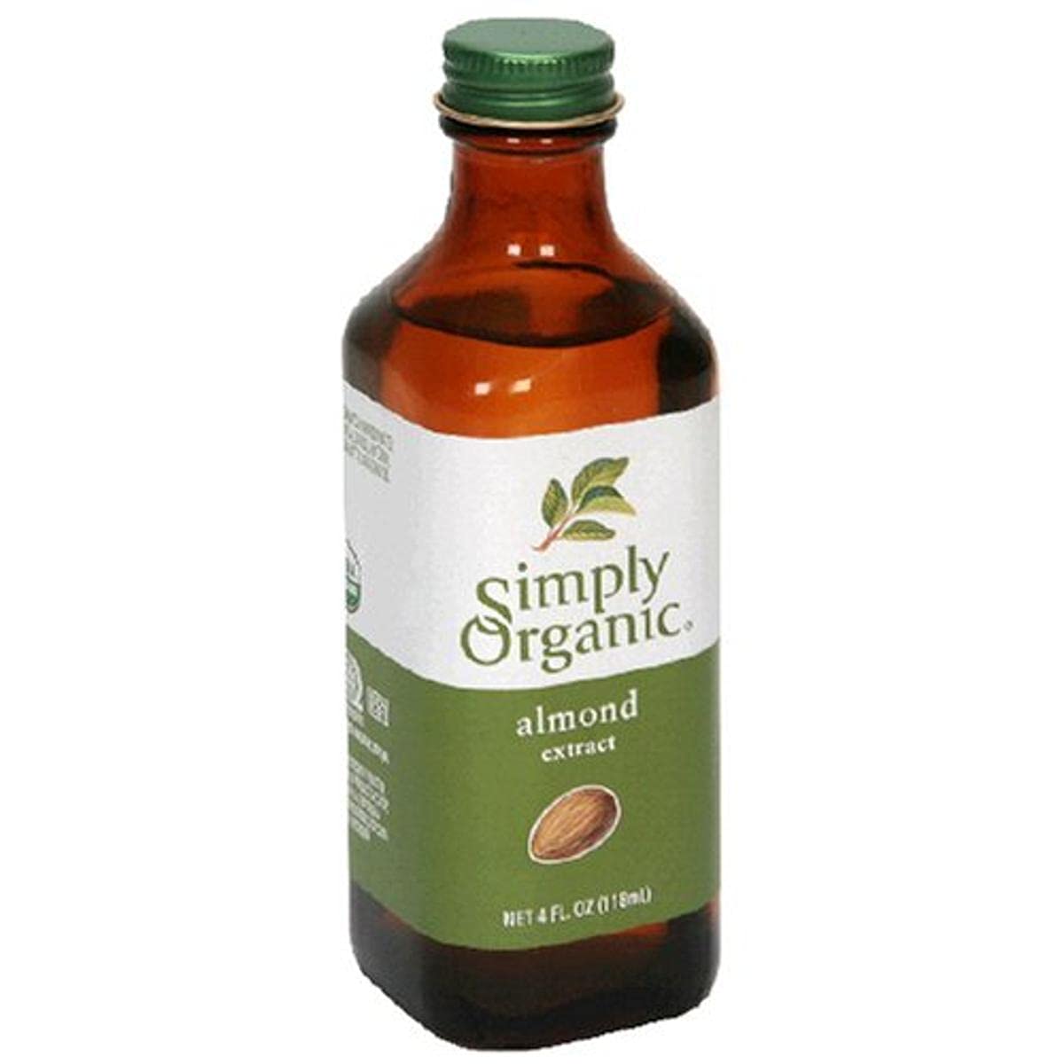 Simply Organic Almond Extract Certified Organic | 4 Oz | Pack Of 12