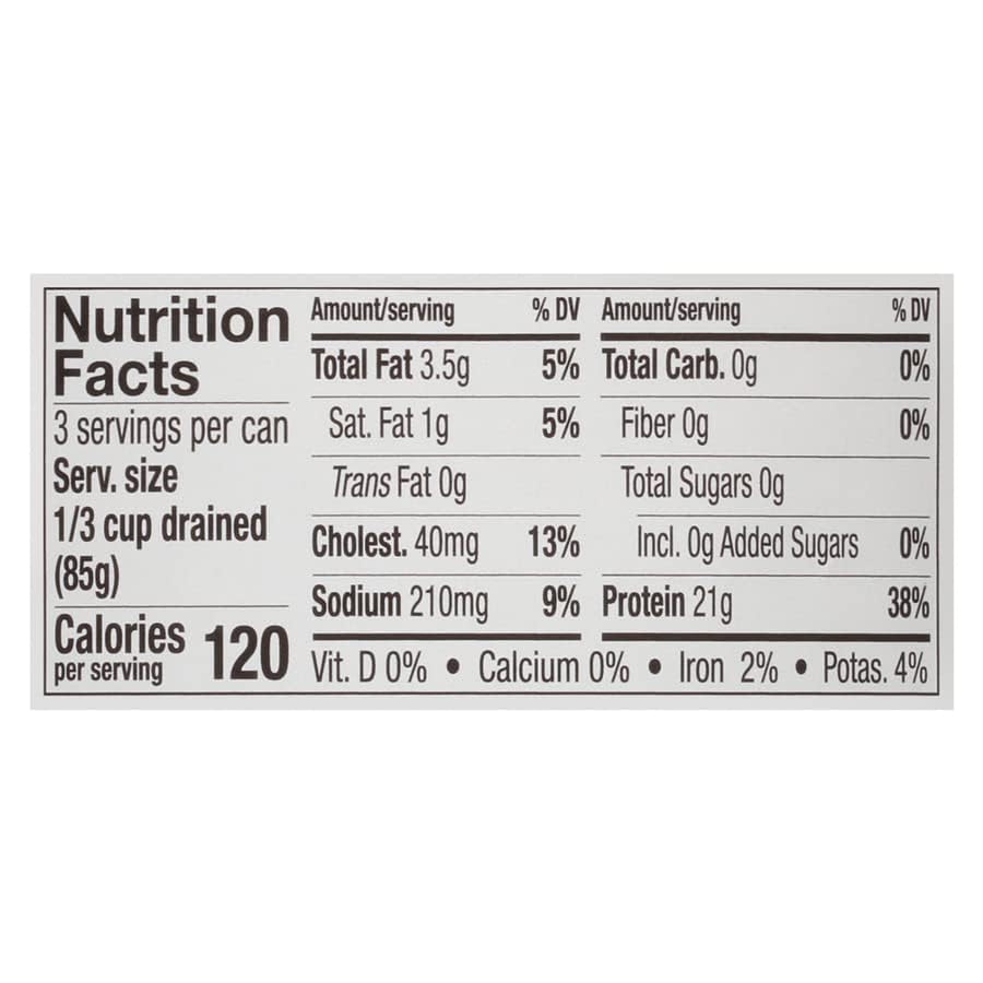 Bumble Bee Solid White Albacore Tuna In Oil, 12 Oz Can - Wild Caught Tuna - 21G Protein Per Serving, High In Omega-3S - Non-Gmo
