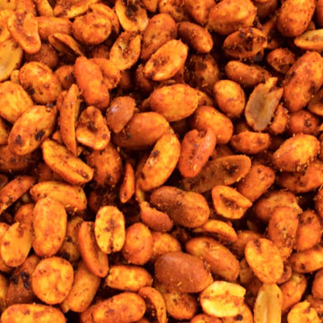 Sweetglob Chili Lemon Roasted Peanuts Hot Spicy Snacks (Red Chili Lemon, 2 Pound)