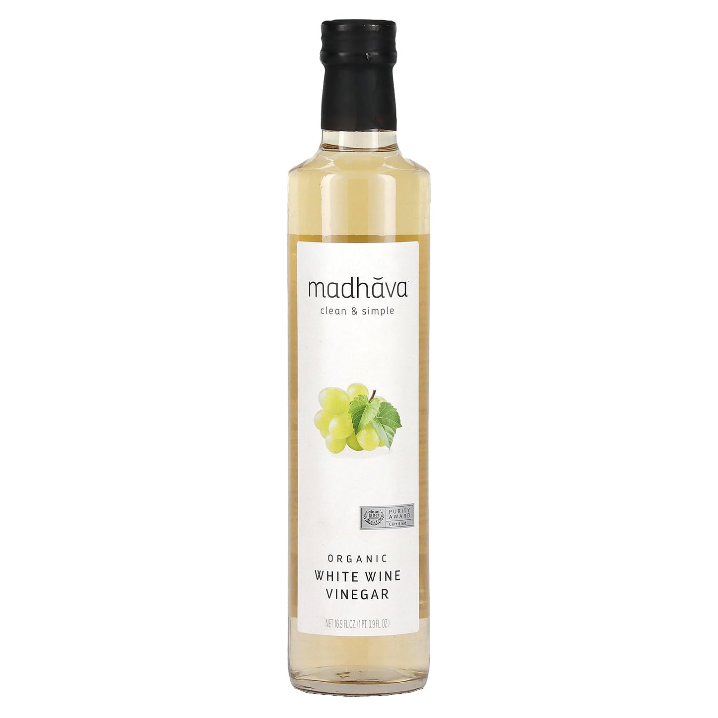 Organic White Beverage-Inspired Vinegar 16.9 Fl Oz Madhava Natural Sweeteners