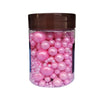 Edible Pearl Sugar Sprinkles Pink Candy Mixing Size Baking Edible Cake Decorations Cupcake Toppers Cookie Decorating Celebration