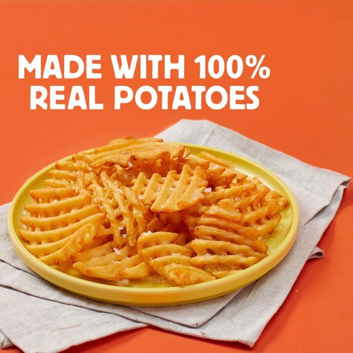 McCain Quick Cook Waffle Cut Fries, 20 Ounce Bag (Frozen)