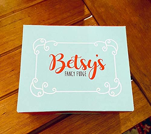 Betsys Fancy Fudge Chocolate Caramel Pecan, 1 LB in 4 wrapped pieces, Gluten Free, Makes Great Gift, Handmade in Maine, USA
