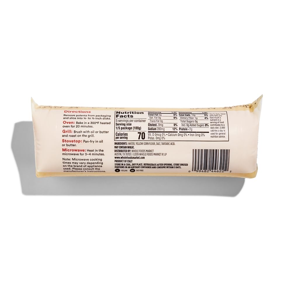 365 By Whole Foods Market, Polenta Yellow, 17.6 Ounce