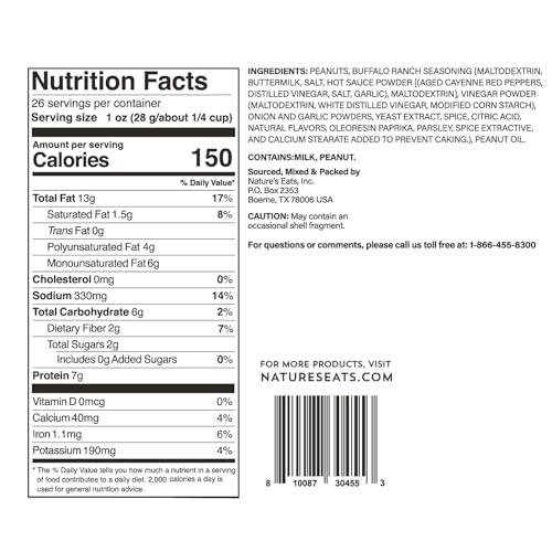 Buffalo Ranch Peanuts 26oz (Pack of 2)