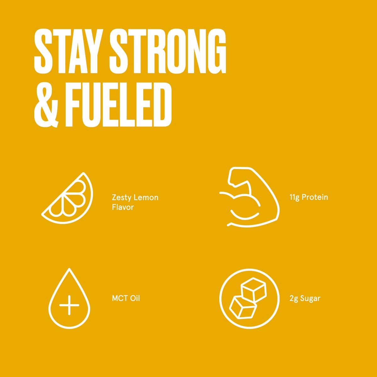 Bulletproof Lemon Cookie Collagen Protein Bars, Pack of 12, Keto-Friendly Snack with MCT Oil, Grass-fed Collagen, No Added Sugar