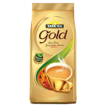 Tata Tea Gold , Black Tea, Pouch, Loose Leaves, 500 Grams