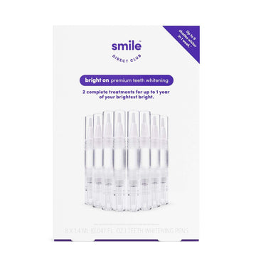 Smiledirectclub Teeth Whitening Kit - 8 1.4Ml Gel Pens - Professional Strength Hydrogen Peroxide - Pain Free And Enamel Safe - U