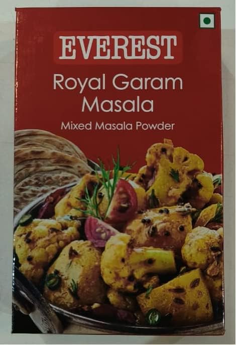 Everest Royal Garam Masala Powder, 100G Carton - Ginger