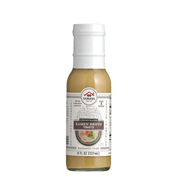 Yamasa, Artisanal Tonkotsu Ramen Broth concentrate, Serves 8 Bowls, No MSg Added, Japanese Tradition, 8oz
