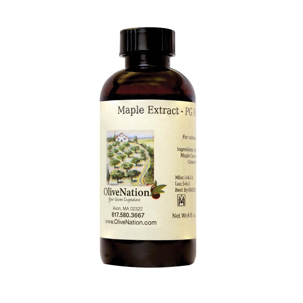 Maple Flavoring For Baking - Water Soluble Flavor for Baking and Cooking - Non-GMO - Gluten Free - Kosher - Vegan - 4 ounces