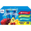 Capri Sun Fruit Punch, Strawberry Kiwi And Pacific Cooler Flavored Juice Drink Blend Variety Pack, 30 Ct Box, 6 Fl Oz Pouches