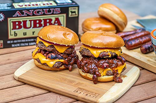 Bubba Burger Angus Beef Burgers - Six Gluten Free Burgers - Made From Only 100% Angus Beef Chuck - Never Any Trimmings Or Preser