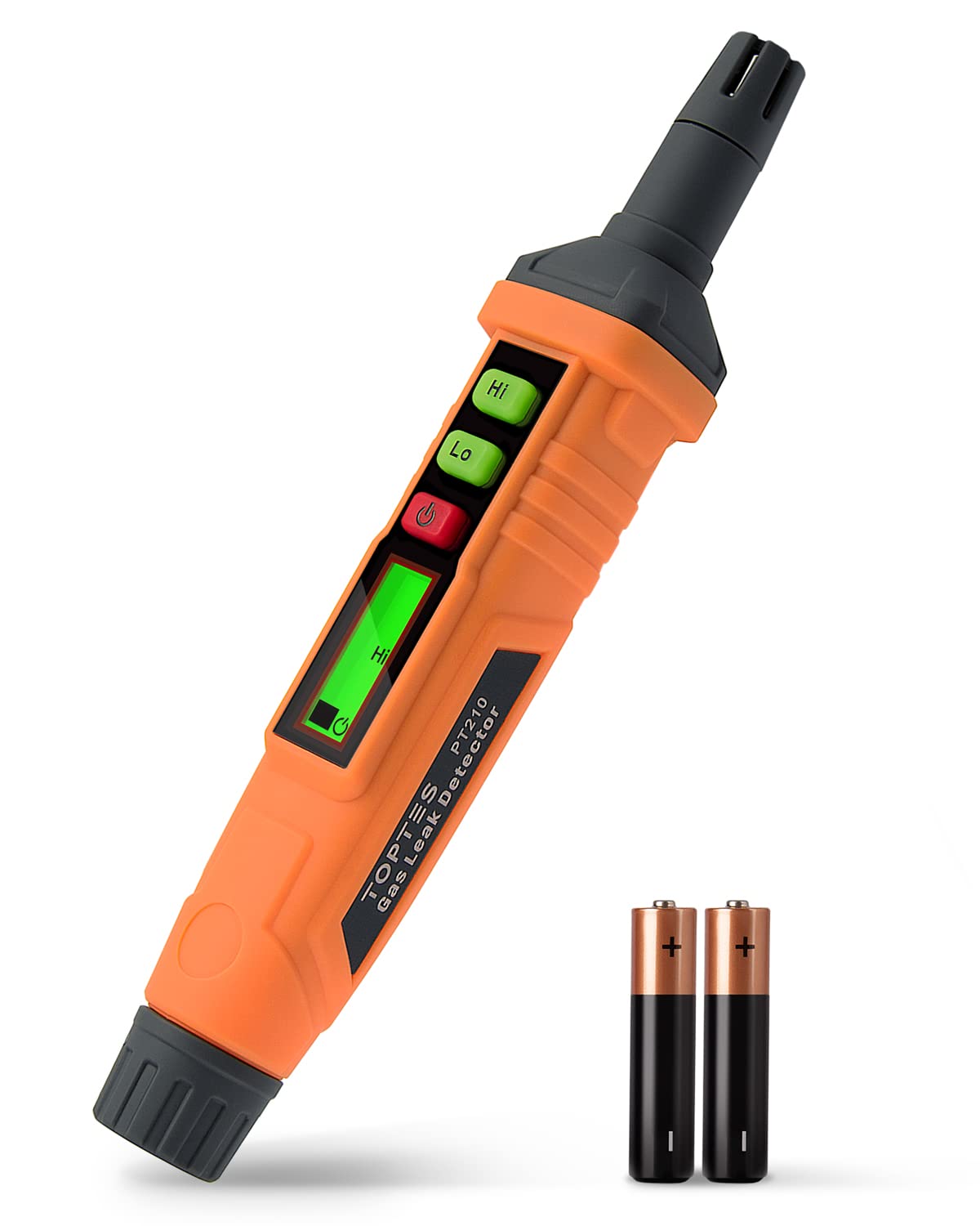 Toptes Pt210 Gas Leak Detector, Natural Gas Detector With Audible & Visual Alarm, Locating The Source Of Propane, Methane, And C