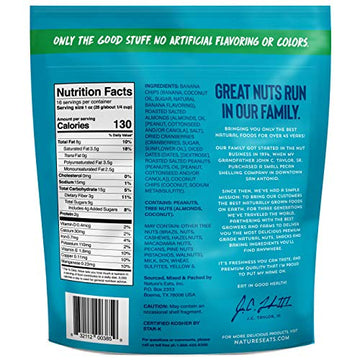 Natures Eats Nuts For Digestion Daily Banana Trail Mix, 16 Ounce